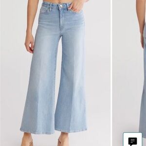 FRAME Le Crop Palazzo Jeans.